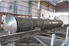 Heavy structural fabrication work